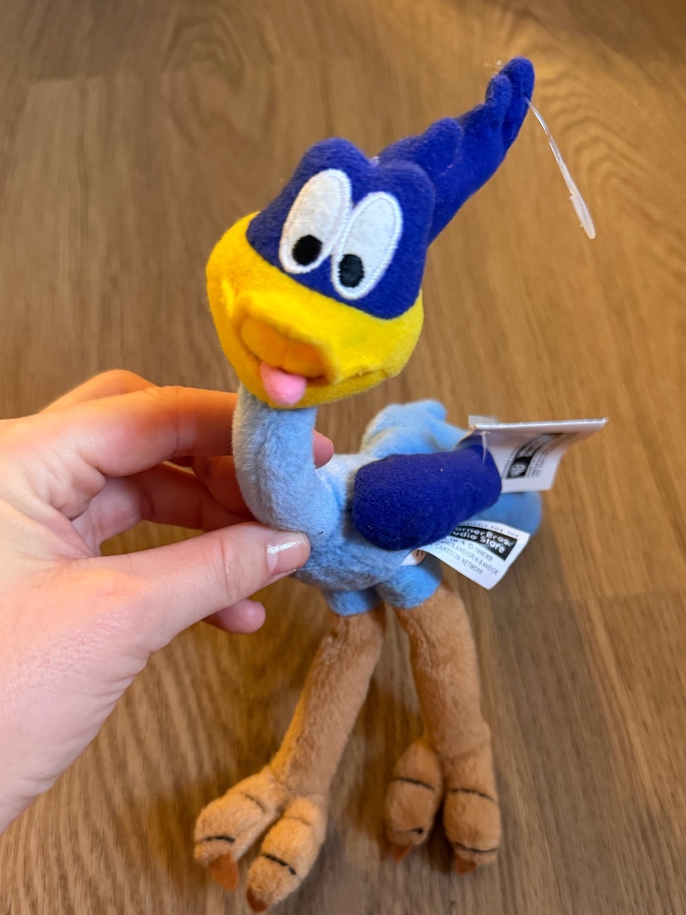 Warner Bros. Looney Tunes Road Runner Small Bean Bag Plush 1998